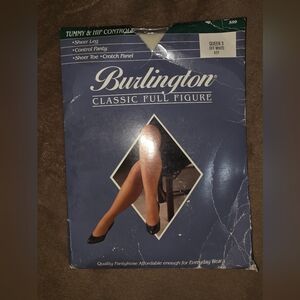 Burlington Classic Full Figure Pantyhose-2